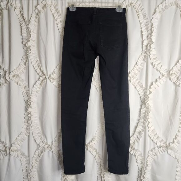 Acne Studio Skin 5 Jet Black Skinny Jeans Size 26 - Picture 4 of 6